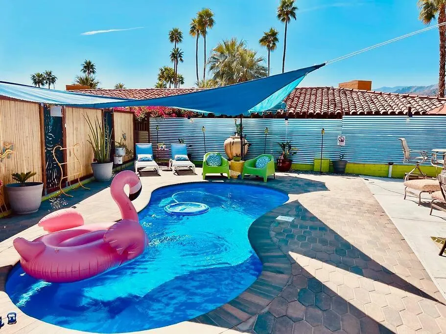 The Flamingo Palms Private 1Bd 1Ba Unit In Duplex Villa Palm Springs United States